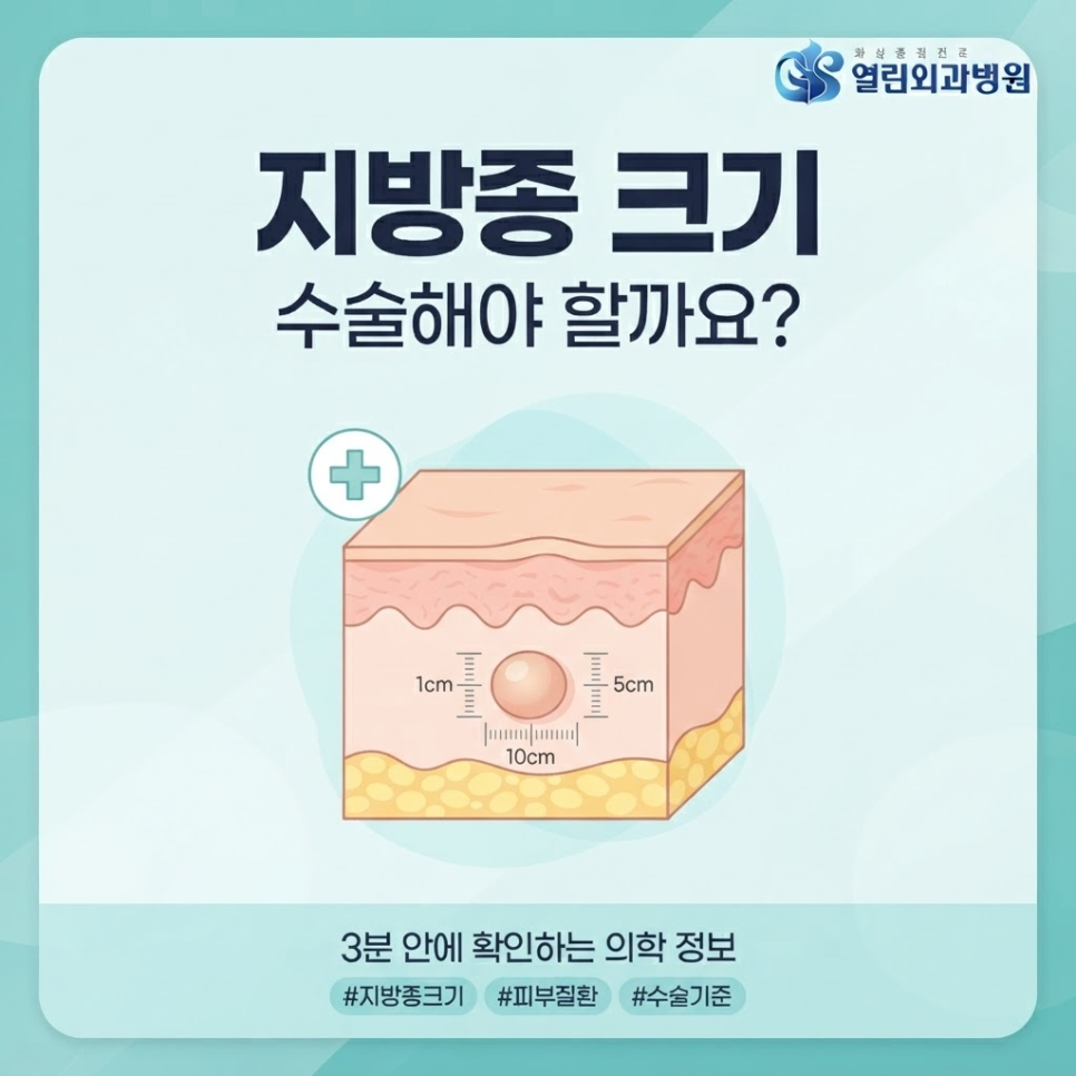 지방종 크기